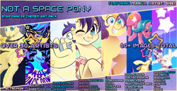 Size: 3908x2004 | Tagged: safe, artist:actinium28, artist:age3rcm, artist:annemarenne, artist:casquitos kawaii, artist:choco d'pan, artist:darkdoomer, artist:darkhooves, artist:destruct1veg33k, artist:endo, artist:grap_branches, artist:hericks, artist:j'me, artist:jargon scott, artist:jazminkarainy, artist:jumblehorse, artist:kokoa, artist:lechu-zaz, artist:lezzles, artist:loolaymoon, artist:machacapigeon, artist:marbeck_213, artist:mightyshockwave, artist:multi-faceted, artist:nekoshiei, artist:nyancat380, artist:opossum-stuff, artist:piropie, artist:poxy_boxy, artist:priseboom, artist:senaelik, artist:shiei, artist:silver bit, artist:sygnusx1, artist:t72b, artist:victor a., artist:vindicta, artist:xppp1n, star dancer, earth pony, pony, art pack:not a space pony, star dancer appreciation collab, advertisement, announcement, art pack, cover art