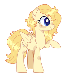 Size: 3243x3694 | Tagged: safe, artist:auroramint, derpibooru import, oc, oc:golden melody, pegasus, pony, female, mare, reference, solo