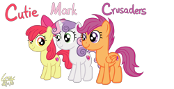 Size: 3000x1536 | Tagged: safe, artist:gregoryco123, artist:parclytaxel, derpibooru import, apple bloom, scootaloo, sweetie belle, earth pony, pegasus, pony, unicorn, cutie mark crusaders, female, filly, simple background, transparent background