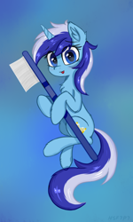 Size: 1200x2000 | Tagged: safe, artist:hsf, derpibooru import, minuette, pony, unicorn, :p, looking at you, solo, tongue, tongue out, toothbrush