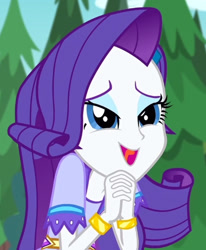 Size: 492x597 | Tagged: safe, derpibooru import, screencap, rarity, equestria girls, legend of everfree, cropped, solo