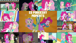 Size: 1280x721 | Tagged: safe, derpibooru import, edit, edited screencap, editor:quoterific, screencap, applejack, fluttershy, pinkie pie, rainbow dash, sci-twi, sunset shimmer, twilight sparkle, rabbit, raccoon, squirrel, eqg summertime shorts, equestria girls, equestria girls (movie), equestria girls series, forgotten friendship, legend of everfree, legend of everfree - bloopers, movie magic, rainbow rocks, rollercoaster of friendship, spring breakdown, steps of pep, tip toppings, tip toppings: fluttershy, unsolved selfie mysteries, spoiler:eqg series (season 2), spoiler:eqg specials, ^^, animal, applejack's hat, beach, boots, bowtie, camp everfree outfits, clothes, cowboy boots, cowboy hat, cute, cutie mark, cutie mark on clothes, denim skirt, diapinkes, drums, eyes closed, feet, female, flutterpie, food, geode of fauna, geode of sugar bombs, glasses, hairpin, hat, heart shaped glasses, helping twilight win the crown, jackabetes, jewelry, laughing, lesbian, magical geodes, musical instrument, necklace, one-piece swimsuit, open mouth, photo booth (song), ponytail, sandals, shipping, shoes, shyabetes, skirt, smiling, sprinkles, swimsuit, tambourine, tanktop, twiabetes