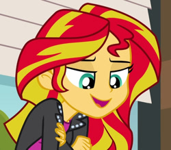 Size: 633x554 | Tagged: safe, derpibooru import, screencap, sunset shimmer, equestria girls, rainbow rocks, cropped, solo