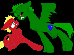 Size: 1024x763 | Tagged: safe, artist:kevan94, derpibooru import, oc, oc:edy, oc:kevan, alicorn, pegasus, alicorn oc, horn, pegasus oc, wings