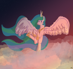 Size: 1138x1080 | Tagged: safe, artist:dark shadow, derpibooru import, princess celestia, alicorn, solo