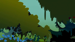 Size: 1280x720 | Tagged: safe, derpibooru import, screencap, bridle gossip, season 1, background, everfree forest, no pony, poison joke, scenic ponyville, tree