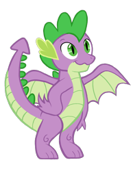 Size: 1037x1339 | Tagged: safe, artist:candyandflurry, derpibooru import, spike, dragon, male, simple background, solo, teenaged dragon, teenager, transparent background, vector, wavy mouth, winged spike