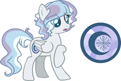 Size: 1215x817 | Tagged: safe, artist:gallantserver, derpibooru import, oc, oc:winter solstice, pegasus, pony, adopted offspring, female, mare, parent:princess cadance, parent:shining armor, parents:shiningcadance, simple background, solo, transparent background