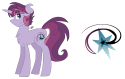 Size: 2898x1835 | Tagged: safe, artist:gallantserver, derpibooru import, oc, oc:artemis (gallantserver), pony, unicorn, alternate design, magical lesbian spawn, male, offspring, parent:pinkie pie, parent:twilight sparkle, parents:twinkie, simple background, solo, stallion, transparent background