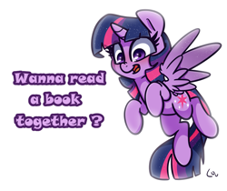 Size: 1983x1664 | Tagged: safe, artist:lou, derpibooru import, twilight sparkle, twilight sparkle (alicorn), alicorn, pony, bronybait, female, mare, simple background, solo, white background