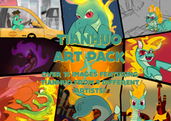 Size: 1200x850 | Tagged: safe, derpibooru import, tianhuo, them's fightin' herds, art pack, community related