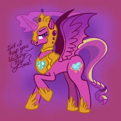 Size: 2000x2000 | Tagged: safe, artist:mediocremare, princess cadance, alicorn, bad end, evil, nightmare night