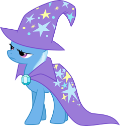Size: 3000x3140 | Tagged: safe, artist:jeatz-axl, derpibooru import, trixie, pony, unicorn, cape, clothes, female, hat, high res, mare, simple background, solo, transparent background, trixie's cape, trixie's hat, vector