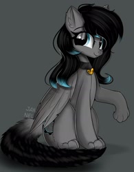 Size: 1464x1875 | Tagged: safe, artist:janelearts, derpibooru import, oc, cat, cat pony, original species, pegasus, pony, female, mare, solo