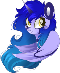 Size: 1329x1606 | Tagged: safe, artist:cinnamontee, derpibooru import, oc, oc:skye, alicorn, bust, female, mare, portrait, simple background, solo, transparent background