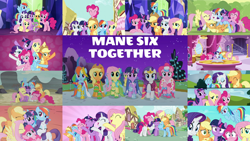 Size: 1280x720 | Tagged: safe, derpibooru import, edit, edited screencap, editor:quoterific, screencap, applejack, fluttershy, pinkie pie, rainbow dash, rarity, spike, twilight sparkle, twilight sparkle (alicorn), unicorn twilight, alicorn, dragon, earth pony, pegasus, pony, unicorn, a friend in deed, all bottled up, fame and misfortune, lesson zero, magical mystery cure, season 1, season 2, season 3, season 4, season 5, season 6, season 7, the best night ever, the crystalling, the cutie map, the cutie re-mark, the return of harmony, the ticket master, twilight's kingdom, what about discord?, ^^, a true true friend, animation error, applejack is not amused, applejack's hat, at the gala, best friends until the end of time, big crown thingy, carousel boutique, clothes, confused, cowboy hat, cute, dashabetes, diapinkes, dress, element of generosity, element of honesty, element of kindness, element of laughter, element of loyalty, element of magic, elements of harmony, eyes closed, female, flying, gala dress, golden oaks library, gritted teeth, group hug, happy, hat, hatless, hug, jackabetes, jewelry, let the rainbow remind you, looking at you, male, mane seven, mane six, mare, missing accessory, night, open mouth, ponies riding ponies, raised hoof, raised leg, raribetes, regalia, riding, shyabetes, smile song, smiling, spikabetes, stallion, surprised, teeth, twiabetes, twilight's castle, unamused, wall of tags, waving, waving at you, we're not flawless
