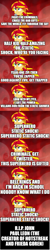 Size: 500x2516 | Tagged: safe, derpibooru import, edit, edited screencap, screencap, sunset shimmer, equestria girls, comic, in memoriam, rest in peace, screencap comic, singing, song reference, static shock