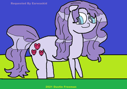 Size: 1518x1068 | Tagged: safe, artist:coltfan97, derpibooru import, oc, oc:violet sky vavoom, earth pony, pony, 1000 hours in ms paint, ponified, request