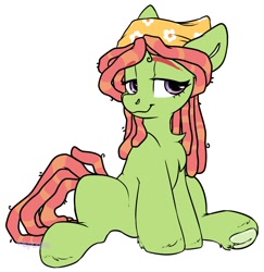 Size: 1222x1256 | Tagged: safe, artist:spoopygander, derpibooru import, tree hugger, earth pony, pony, frog (hoof), solo, underhoof