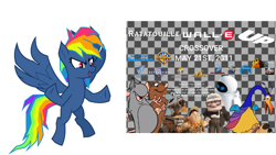 Size: 640x360 | Tagged: safe, derpibooru import, evil pie hater dash, rainbow dash, pegasus, pony, secrets and pies