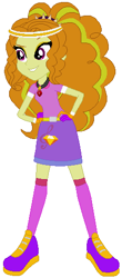 Size: 228x520 | Tagged: safe, artist:selenaede, artist:user15432, derpibooru import, adagio dazzle, human, equestria girls, base used, belt, clothes, cutie mark, cutie mark on clothes, gloves, golf, hands on hip, jewelry, necklace, pendant, purple dress, purple shoes, purple socks, shoes, sneakers, socks, sports, sports outfit, sporty style, sweatband