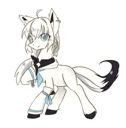 Size: 1183x1200 | Tagged: source needed, safe, anonymous artist, pony, female, hololive, ponified