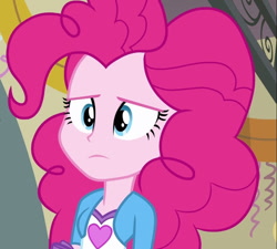 Size: 688x618 | Tagged: safe, derpibooru import, screencap, pinkie pie, equestria girls, equestria girls (movie), cropped, solo