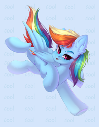 Size: 1224x1564 | Tagged: safe, artist:jennyberry, derpibooru import, rainbow dash, pegasus, pony, fluffy, rainbow