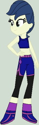 Size: 152x486 | Tagged: safe, artist:jadethepegasus, derpibooru import, bindle stick (character), equestria girls, blueberry crumble, equestria girls-ified, exeron fighters, female, martial arts kids, martial arts kids outfit, shipping