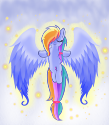 Size: 1118x1279 | Tagged: safe, artist:rochelle2014, derpibooru import, oc, oc only, pegasus, pony, eyes closed, flying, hair over one eye, pegasus oc, solo, spread wings, wings