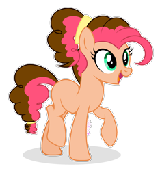 Size: 2076x2220 | Tagged: safe, artist:starshine-sentryyt, derpibooru import, oc, oc only, earth pony, pony, earth pony oc, female, high res, mare, open mouth, open smile, simple background, smiling, solo, transparent background