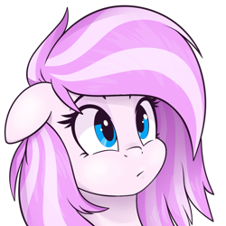 Size: 860x860 | Tagged: safe, artist:earth_pony_colds, derpibooru import, oc, oc only, oc:cherry bloom, earth pony, pony, bust, earth pony oc, female, mare, portrait, simple background, solo, transparent background