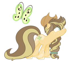 Size: 1564x1332 | Tagged: safe, artist:blueberrymuffin02, derpibooru import, oc, oc only, oc:sweet butterfly apple candy, earth pony, pony, cowboy hat, female, freckles, hat, mare, offspring, parent:applejack, parent:caramel, parents:carajack, simple background, solo, stetson, transparent background