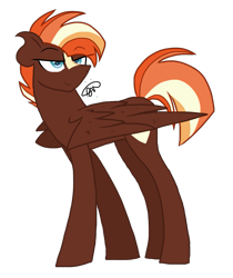 Size: 859x1023 | Tagged: safe, artist:gallantserver, derpibooru import, oc, oc:solar saber, pegasus, pony, magical gay spawn, male, offspring, parent:flash sentry, parent:sunburst, parents:flashburst, simple background, solo, stallion, transparent background