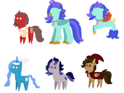Size: 3264x2448 | Tagged: safe, artist:supahdonarudo, derpibooru import, oc, oc only, oc:fleurbelle, oc:hazelnut brew, oc:ironyoshi, oc:moonlit silver, oc:sea lilly, alicorn, classical hippogriff, hippogriff, pegasus, pony, seapony (g4), unicorn, bow, camera, clothes, ear piercing, earring, hat, jewelry, necklace, piercing, pointy ponies, shirt, simple background, style emulation, transparent background, witch hat
