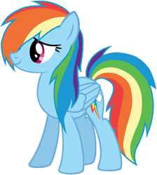 Size: 940x1050 | Tagged: safe, derpibooru import, rainbow dash, pegasus, pony, alternate hairstyle, solo, vector