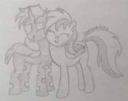 Size: 3199x2517 | Tagged: safe, artist:dimdariusz, derpibooru import, oc, oc:nebula night, oc:pinka, changeling, pegasus, pony, changeling oc, cute, duo, eyes closed, female, happy, hug, male, mare, pegasus oc, pencil drawing, simple background, sketch, smiling, stallion, traditional art