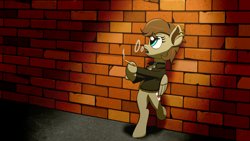Size: 3840x2160 | Tagged: safe, artist:xppp1n, oc, oc:toffee scotch, pegasus, cigarette, female, mare, smoking, solo