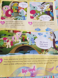 Size: 447x600 | Tagged: safe, derpibooru import, discord, fluttershy, gentle breeze, posey shy, official comic