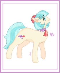 Size: 627x759 | Tagged: safe, artist:me0w_mew_me0w, derpibooru import, coco pommel, earth pony, heart, simple background, solo