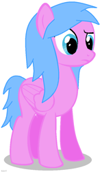 Size: 559x959 | Tagged: safe, artist:saltysel, derpibooru import, oc, oc only, pegasus, pony, pegasus oc, simple background, solo, white background