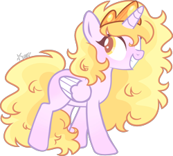 Size: 2937x2653 | Tagged: safe, artist:kurosawakuro, derpibooru import, oc, alicorn, pony, female, magical lesbian spawn, mare, offspring, parent:derpy hooves, parent:twilight sparkle, parents:twerpy, simple background, solo, transparent background