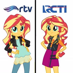 Size: 2289x2289 | Tagged: safe, derpibooru import, sunset shimmer, better together, equestria girls, forgotten friendship, friendship games, rollercoaster of friendship, clothes, geode of empathy, indonesia, jacket, jewelry, leather jacket, magical geodes, necklace, rajawali televisi, rcti, rtv, television
