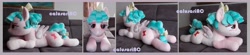 Size: 10688x2352 | Tagged: safe, artist:calusariac, derpibooru import, cozy glow, pony, irl, life size, photo, plushie, solo