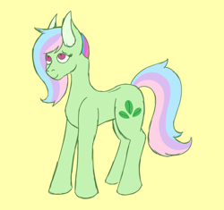 Size: 1700x1600 | Tagged: safe, artist:cancottondy, derpibooru import, oc, oc:overgrown ivy, earth pony, pony, magical lesbian spawn, offspring, parent:fluttershy, parent:rainbow dash, parents:flutterdash