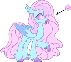 Size: 1697x1483 | Tagged: safe, artist:kurosawakuro, derpibooru import, oc, changeling, hippogriff, hybrid, female, interspecies offspring, magical lesbian spawn, offspring, parent:ocellus, parent:silverstream, simple background, solo, transparent background