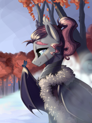 Size: 1536x2048 | Tagged: safe, artist:alrumoon.art, derpibooru import, oc, oc only, oc:graceful hotstuff, bat pony, pony