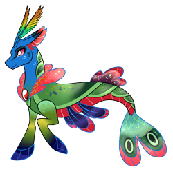 Size: 792x788 | Tagged: safe, artist:eternity9, derpibooru import, oc, oc only, changedling, changeling, hybrid, seapony (g4), dorsal fin, fins, fish tail, jewelry, male, necklace, pearl necklace, seaponified, simple background, smiling, solo, species swap, tail, transparent background