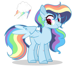 Size: 1260x1185 | Tagged: safe, artist:starshine-sentryyt, derpibooru import, oc, pegasus, pony, female, mare, offspring, parent:rainbow dash, parent:soarin', parents:soarindash, simple background, solo, transparent background