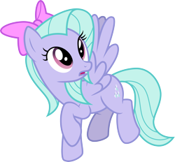 Size: 3237x3000 | Tagged: safe, artist:cloudyglow, derpibooru import, flitter, pegasus, pony, .ai available, bow, female, hair bow, high res, mare, simple background, solo, transparent background, vector